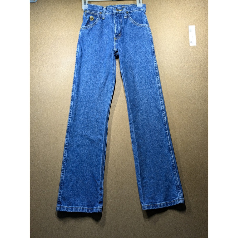 Wrangler Boys Cowboy Cut Slim Fit Jeans Blue Denim 13BGSHD Size 12 Slim
